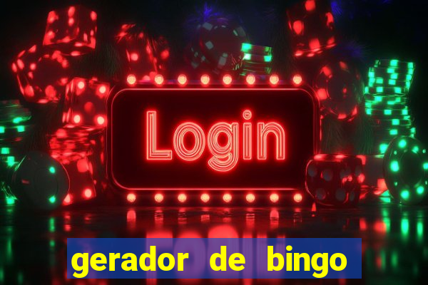 gerador de bingo de palavras